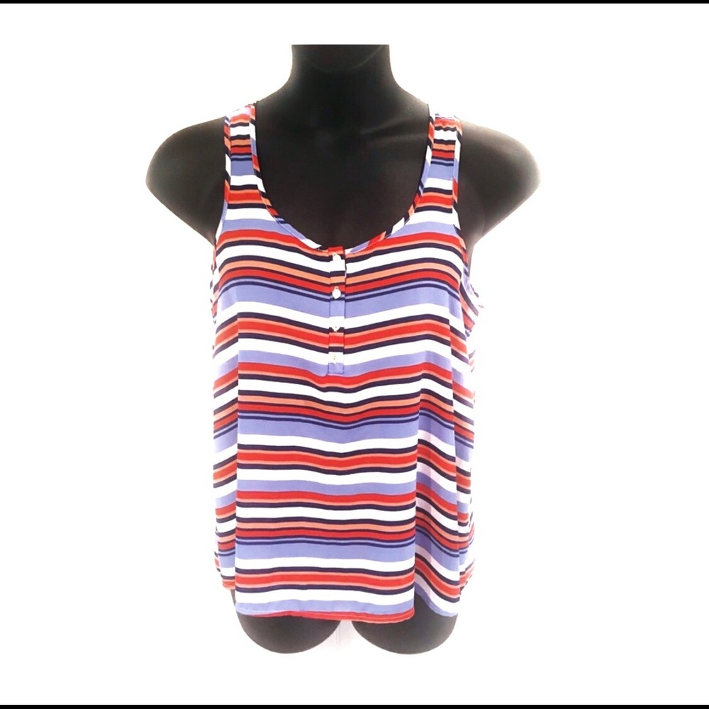 HIPPIE ROSE SLEEVELESS TOP RACER BACK SZ-LARGE